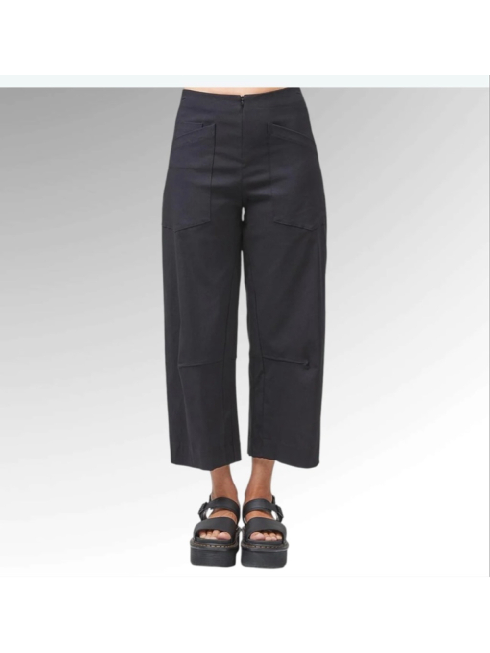 Women's Porto San Francisco Black Wide Leg Pants S